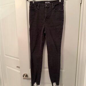 Good American Charcoal Skinny Jeans